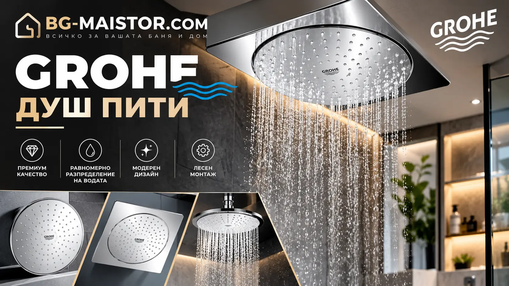 Grohe Душ пита BG-MAISTOR.COM